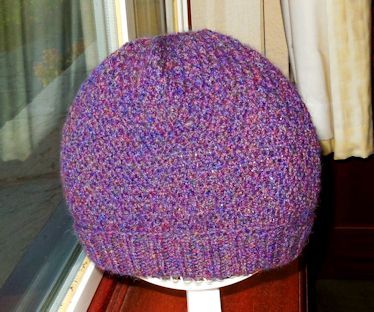 Jan Clark made this hat for friends and family for Christmas.